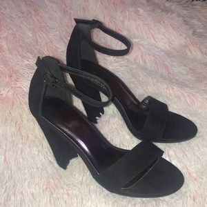 Chunky Black Heels